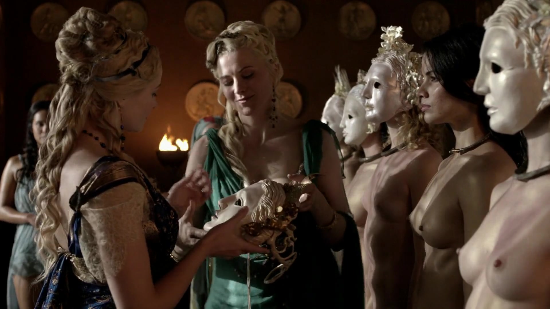 Spartacus TV Series: Katrina Law Nude Sex Scenes & Intense Moments with Brutal Male Star